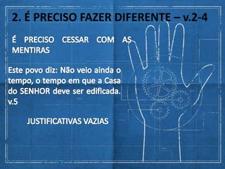 2. É PRECISO FAZER DIFERENTE – v.2-4
 