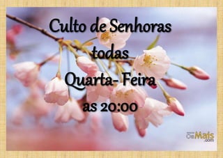 Culto de senhoras