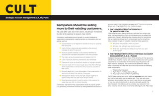 Strategic Account Management (S.A.M.) Plans | PPT