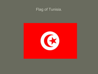 Flag of Tunisia.
 