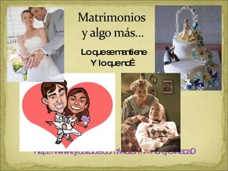 Lo que se mantiene  Y lo que no… http://www.youtube.com/watch?v=ncrejOwaca0 