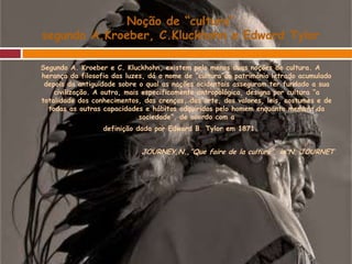 Cultura como modo de vida