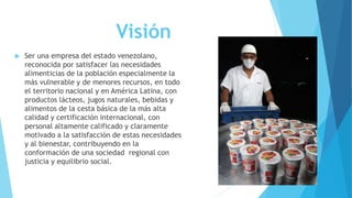 Empresa Lácteos Los Andes C,A Planta de Cabudare 