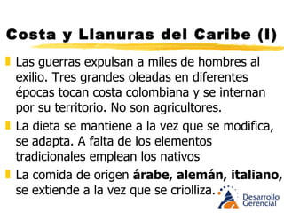 Santa Fé de Bogotá (II) Desde la llegada de los Españoles encontramos: Penurias para hombres y animales, la falta de sal. Dieta baja en sodio.  Jiménez de Quesada consideró un rito salvaje la incorporación de ceniza de cogollos de palma, acto sabio de conocimiento del medio. La ceniza rica en potasio reemplaza la escasez de Sodio. J. De Q. Salió de Sta. Marta por el Río Magda-lena atravesando las selvas del Carare y Opón 