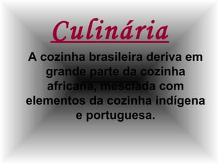Capoeira
Capoeira é uma arte marcial criada por
  escravos negros no Brasil durante o
   período colonial. Conta-se que os...