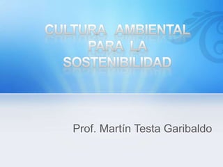 Prof. Martín Testa Garibaldo
 