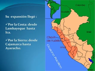 El pueblo Chavín logró un extraordinario dominio de la piedra, material que emplearon para hacer construcciones. esculturas y relieves de un estilo característico.