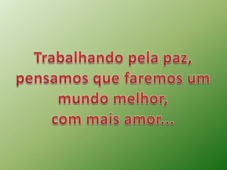 Cultura da paz del e natal