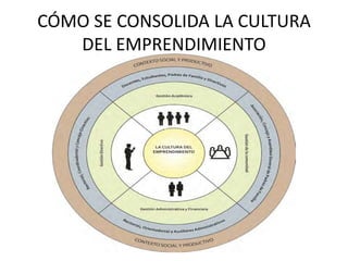Escenarios institucionales en los que se manifiesta el emprendimiento 
