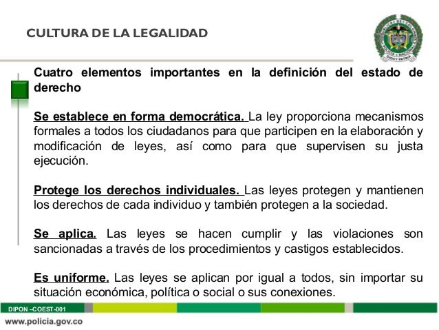 Cultura de la Legalidad