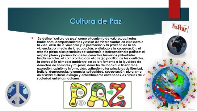 Cultura de paz