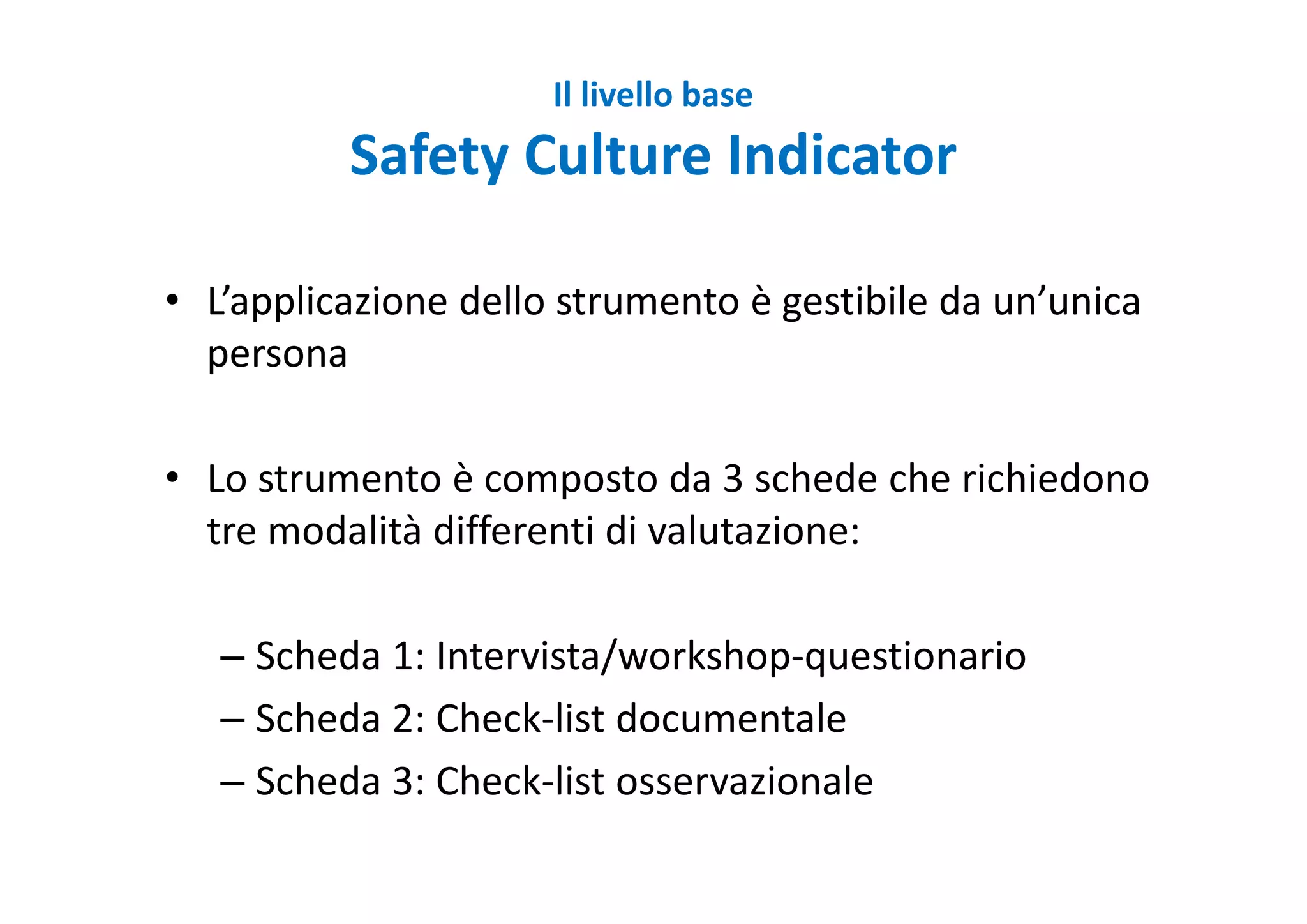 Cultura di sicurezza, analisi e miglioramento | PDF
