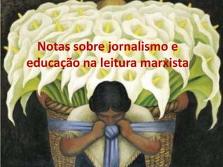 A função dos intelectuaisGramsci concebe a função dos intelectuais a partir de dois planos superestruturais: sociedade civil e sociedade política (Estado). Hegemonia  + comando (consenso + coerção)O intelectual trabalha para manter a unidade da classe.
