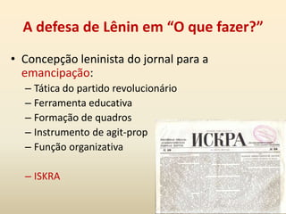 Novo intelectualO grupo social cria uma camada de intelectual para si que vai atuar no desenvolvimento progressivo da classe social. Organizador da classe política do proletariado (intelectual coletivo): consciência e espontaneidadeSão funções organizativas, conectivas, políticasPolítica é uma ciência, na prática