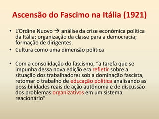 A teoria gramsciana de cultura