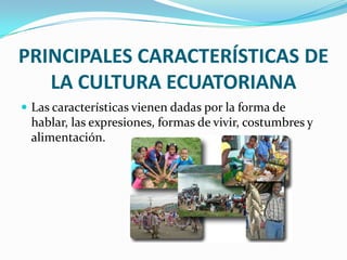 Cultura E Identidad Ecuatoriana