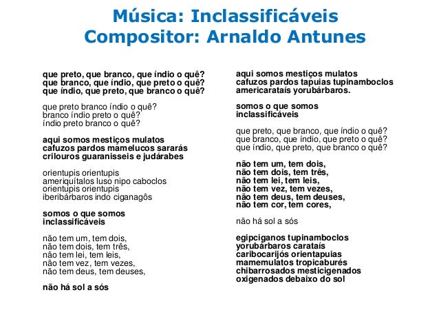 Resultado de imagem para inclassificáveis arnaldo antunes