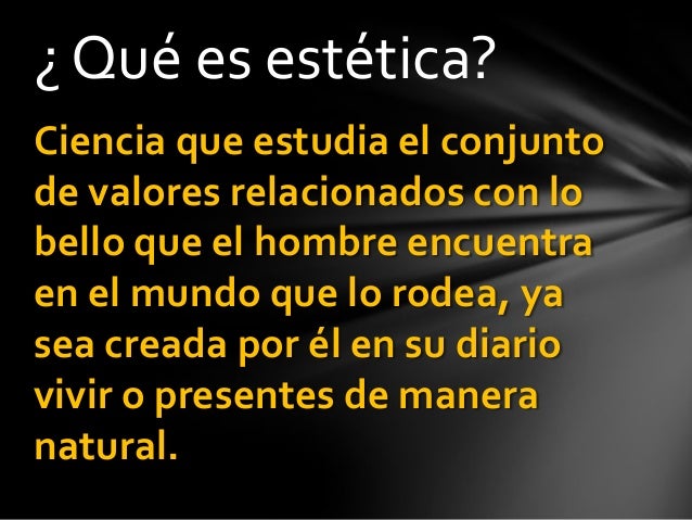 Cultura estética