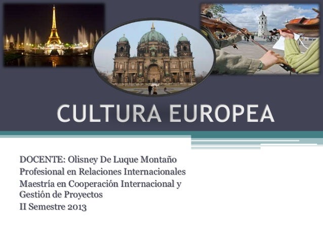 Cultura europea