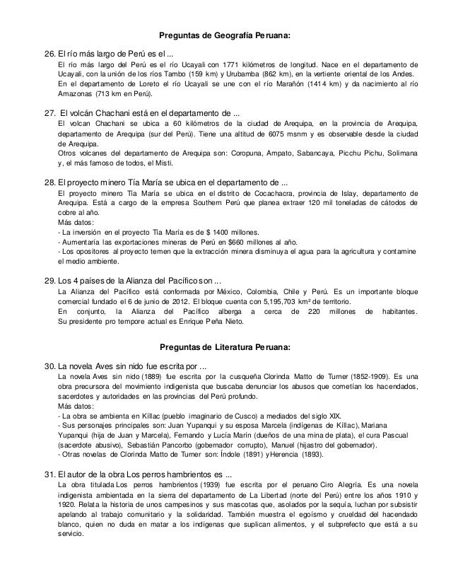 preguntas de cultura general de geografia del peru cultura general 2015 preguntas de cultura general de geografia del peru cultura general 2015