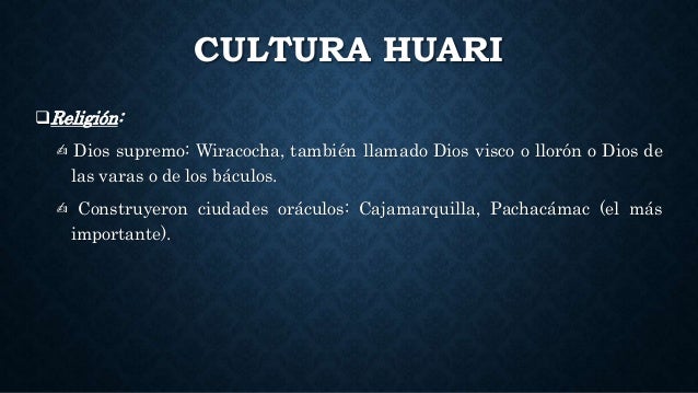 Cultura huari