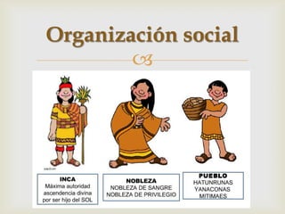 Organización social
        
 