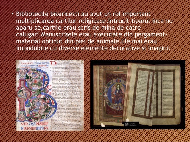 Cultura In Evul Mediu