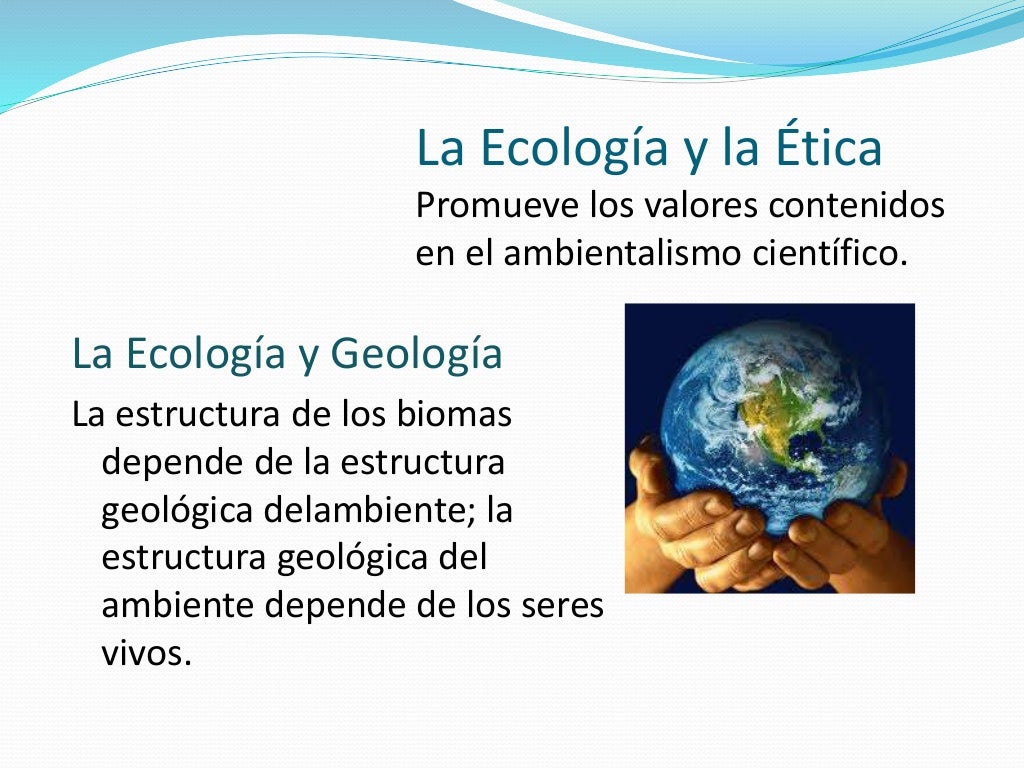 Relacion de la ecologia con otras ciencias