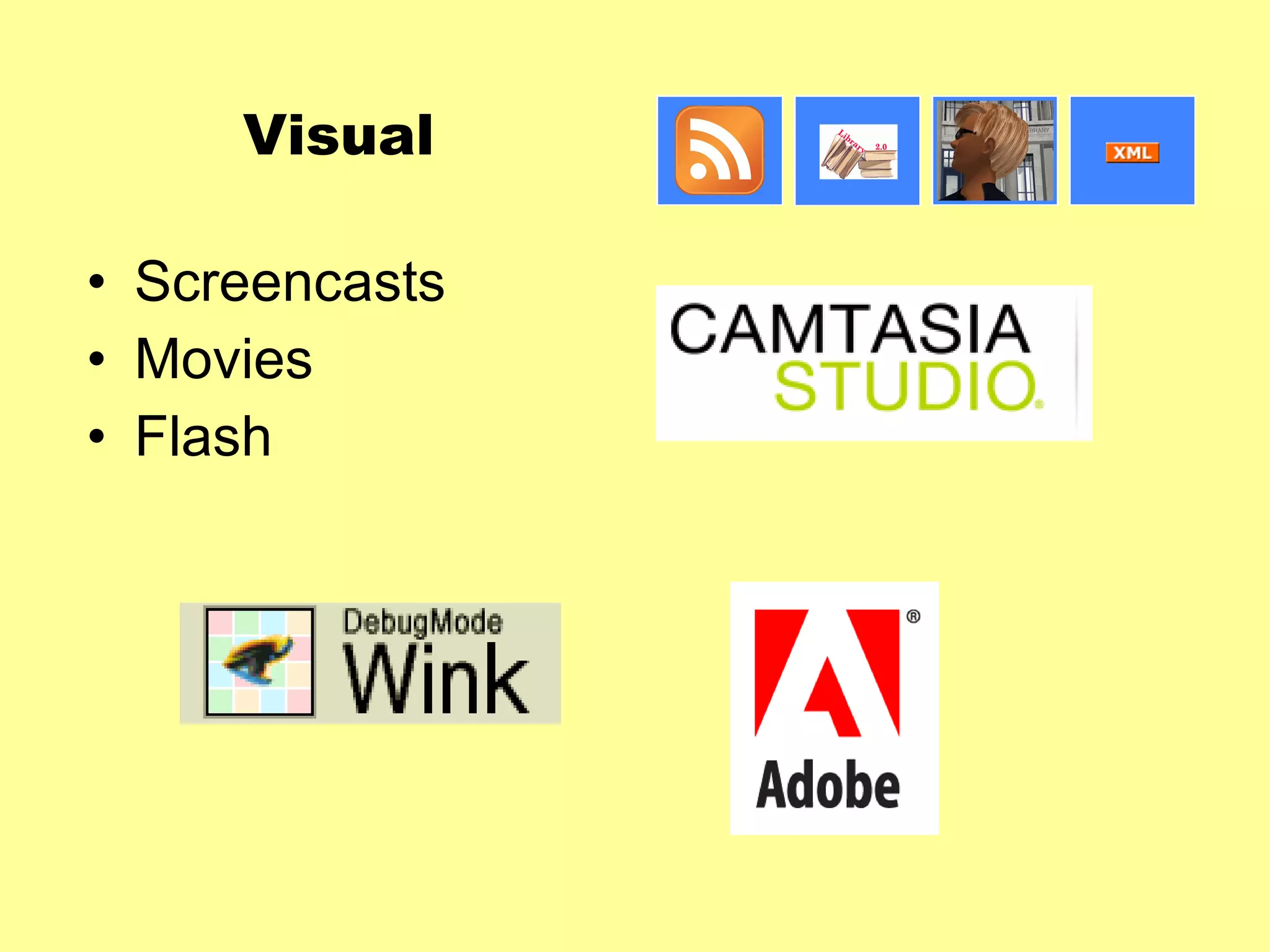 Visual Screencasts Movies Flash 