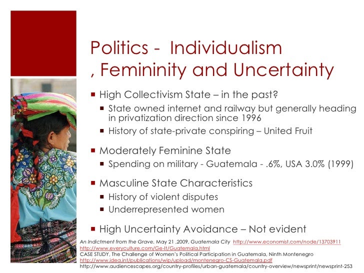 Economics Culture And Distance Conspire >> Cultural Analysis Of Guatemala Economics Culture And Distance Conspire >> Cultural Analysis Of Guatemala