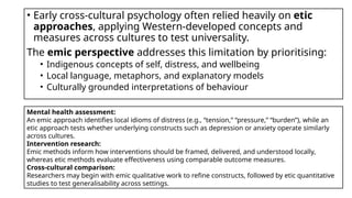 Understanding Cultural and Cross-Cultural Psychology: Theories ...