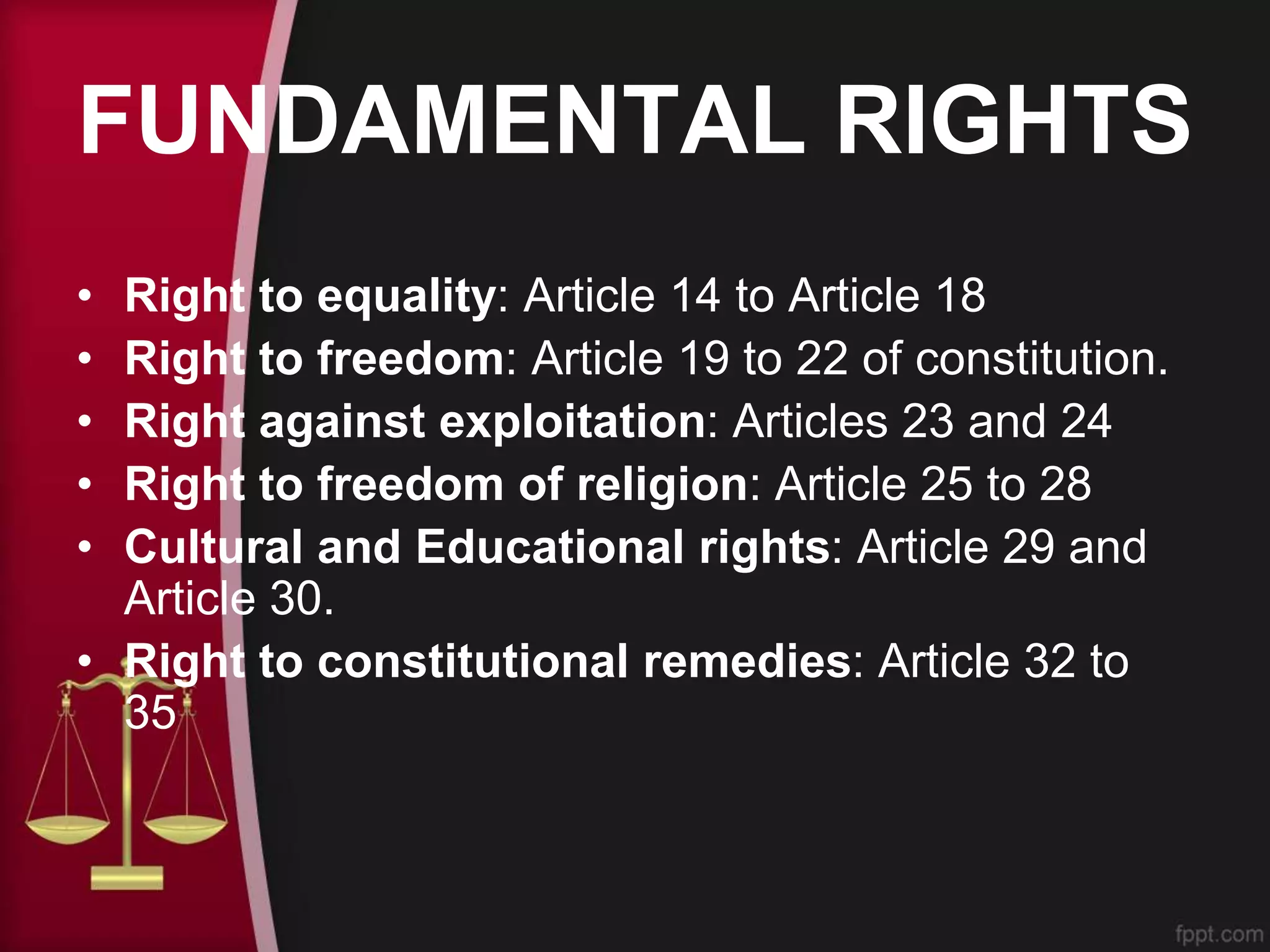 Cultural and educational right. | PPTX