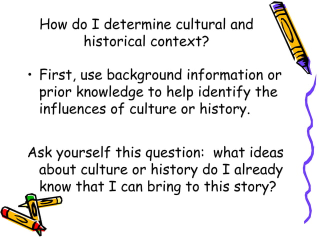 Cultural and historical context presentation
