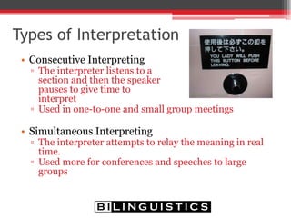 Cultural and language Considerations for Working with Interpreters | PDF