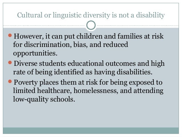 Cultural And Linguistic Diversity