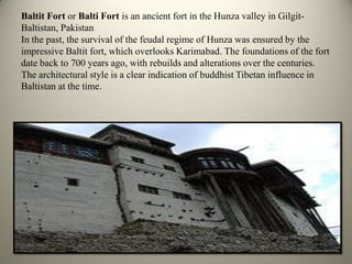 Cultural and sacred places in pakistan | PPTX