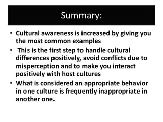 Cultural awareness | PPTX