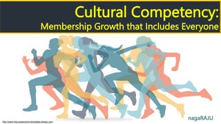 http://www.free-powerpoint-templates-design.com
nagaRAJU
Cultural Competency:
Membership Growth that Includes Everyone
 
