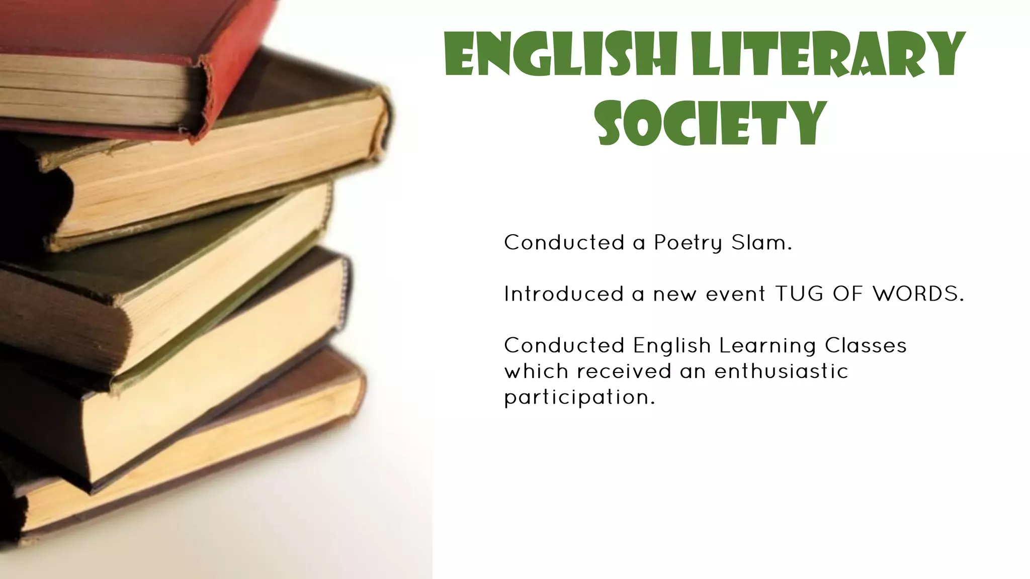 English Literary
Society