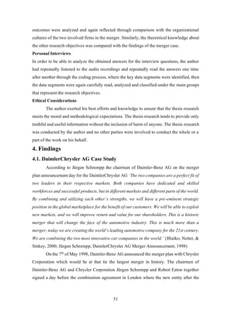 Cultural differences impact on cross border mergers and acquisitions ...