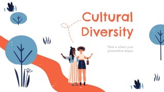 Cultural
Diversity
Here is where your
presentation begins
 