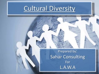 Cultural Diversity Prepared by: Sahar Consulting For  L.A.W.A 