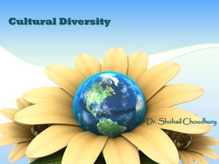 Cultural Diversity




                     Dr. Shohail Choudhury
 