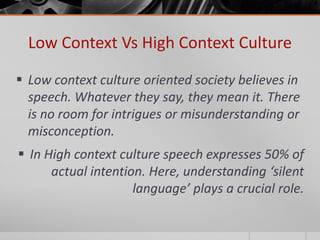 Cultural Elements Their Impact On International Business PPTX