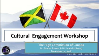 Managing Workplace
Diversity
Cultural Engagement Workshop
 