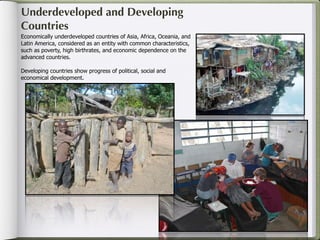 Underdeveloped Cultural Geography - Economic Activities | KEY