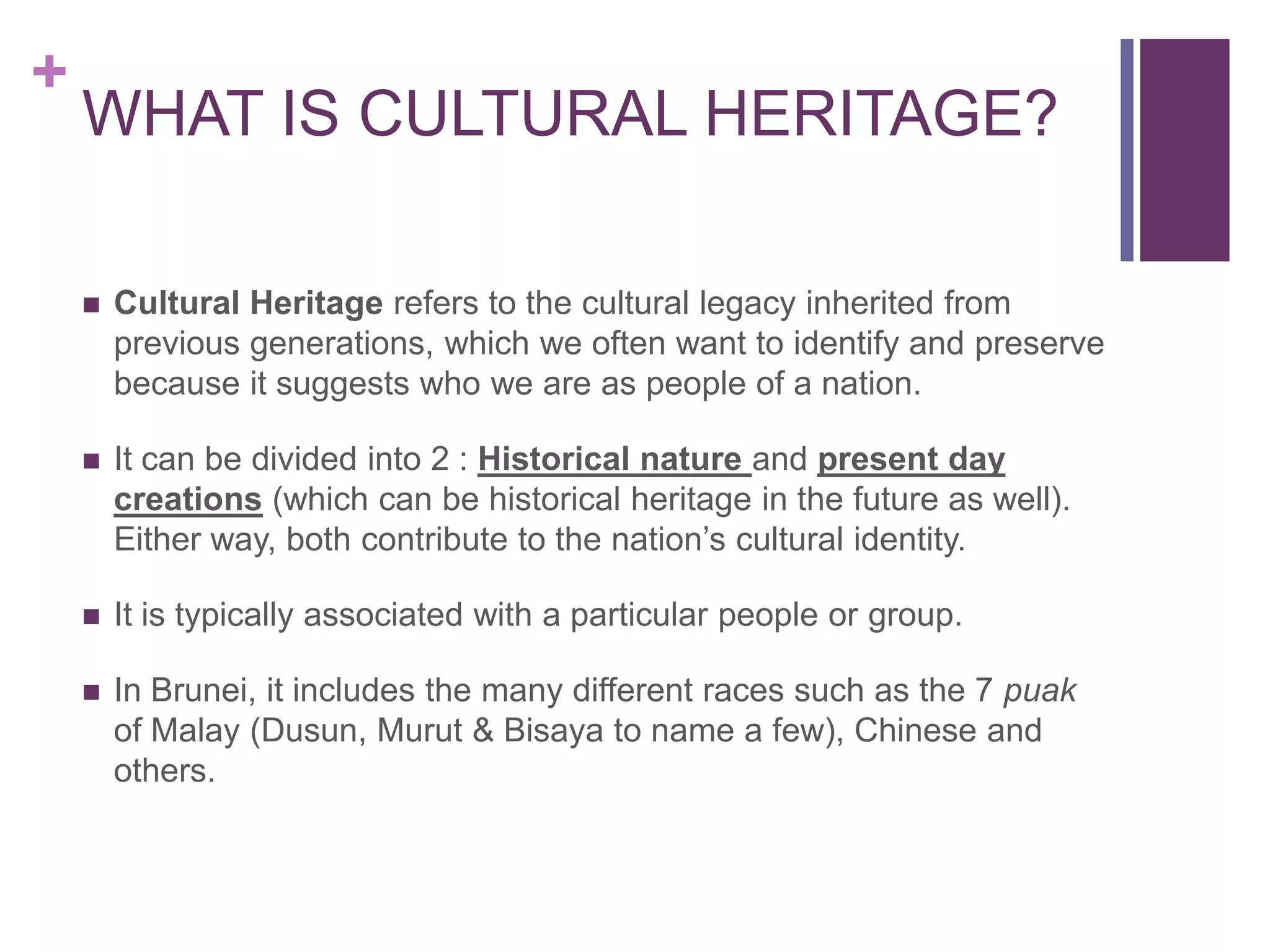Cultural heritage | PPTX