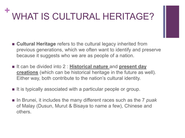 Cultural Inheritance Definition Cultural heritage | PPT