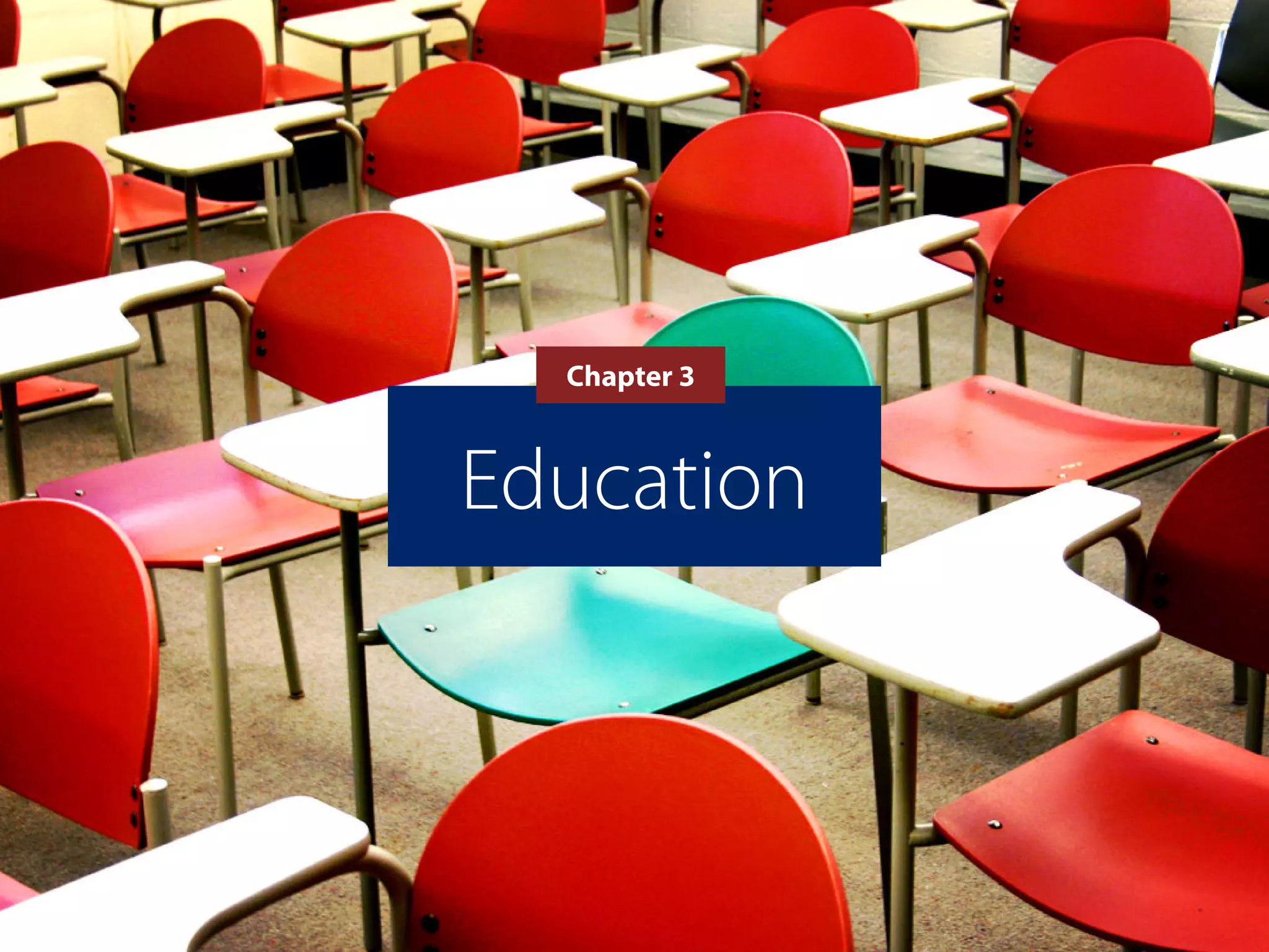 Chapter 3 
Education 
 