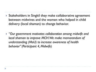 Cultural Influence on Child and Maternal Health in Singkil District ...
